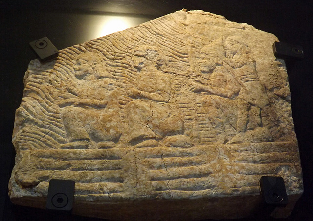 Elamite Prisoners on Boat Relief in the Vatican Museum, July 2012