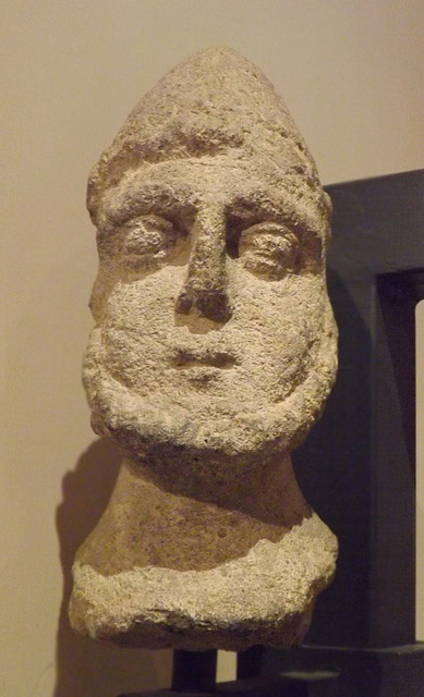 Head of a Bearded Figure Wearing a Pileus of the Sailor-type (possibly Odysseus?) in the Vatican Museum, July 2012