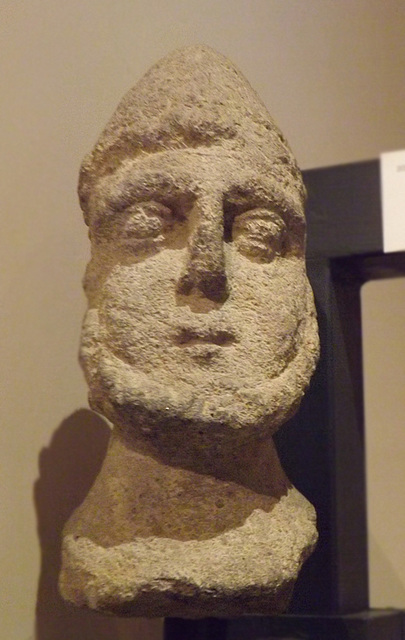Head of a Bearded Figure Wearing a Pileus of the Sailor-type (possibly Odysseus?) in the Vatican Museum, July 2012