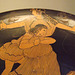 Detail of a Kylix Fragment with Peleus and Thetis by the Sabouroff Painter in the Vatican Museum, July 2012