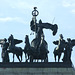 Detail of the Sculptural Group on top of the Grand Army Plaza Arch, July 2010