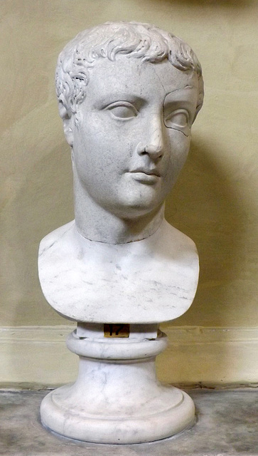 Portrait of a Julio-Claudian Prince in the Vatican Museum, July 2012