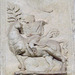 Detail of a Relief with a Statuette of a Lar on Horseback in the Vatican Museum, July 2012