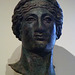 Bronze Crowned Head of a Goddess in the Vatican Museum, July 2012