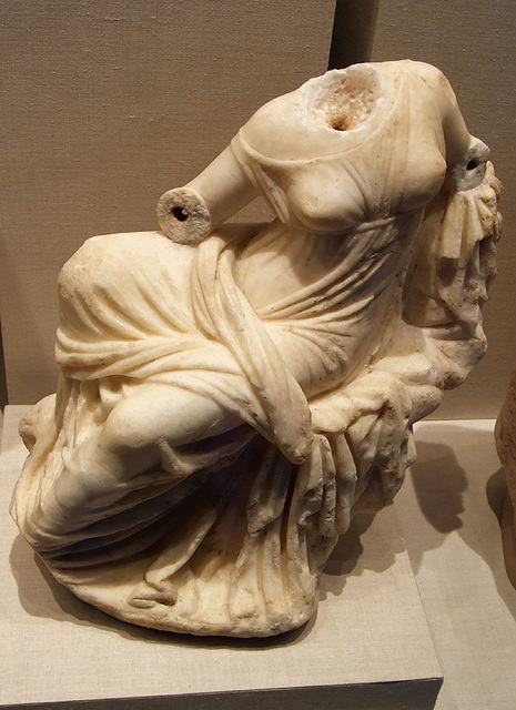 Marble Statue of a Seated Woman in the Metropolitan Museum of Art, July 2007