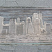 Relief of the Pre-911 NY Skyline on the Brooklyn Promenade, May 2008
