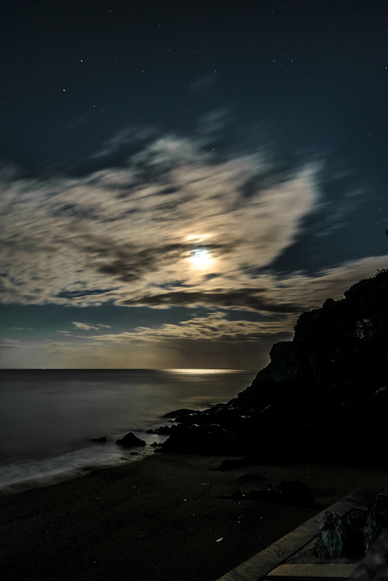 Mondnacht am Meer - 20140811