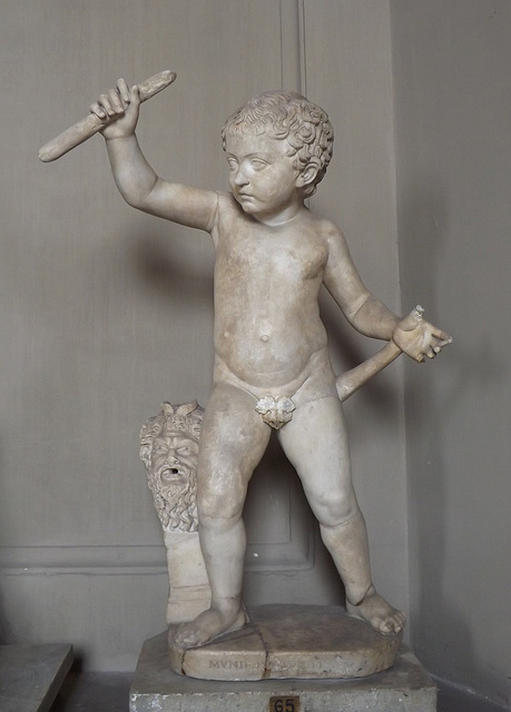 Boy in the Vatican Museum, July 2012