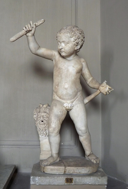 Boy in the Vatican Museum, July 2012