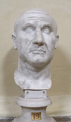 Portrait of the Emperor Constantius Chlorus in the Vatican Museum, July 2012