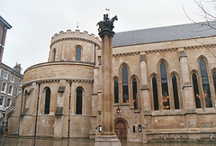 Temple Church in London, 2005