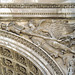 Detail of one of the Spandrels of the Arch of Septimius in the Forum Romanum, July 2012