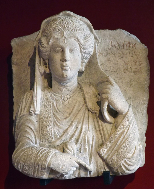 Bust of a Woman from Palmyra in the Vatican Museum, July 2012