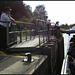 boat leaving Abingdon Lock