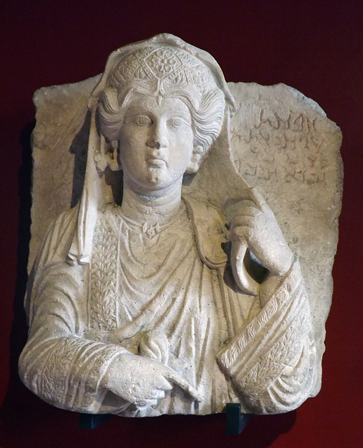 Bust of a Woman from Palmyra in the Vatican Museum, July 2012