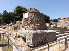 The Basilica Iulia in the Forum in Rome, July 2012