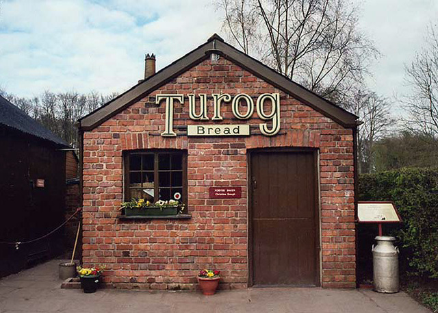 The Turog Bread Shop in the Museum of Welsh Life, March 2004