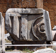 Fragment from the Basilica Aemilia in the Forum Romanum, July 2012