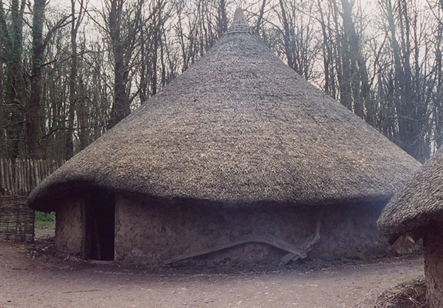 Large Wattle and Daub Round House, 2004