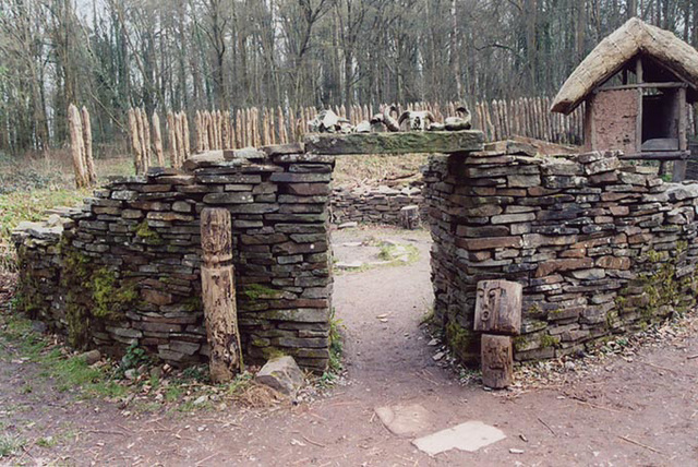 Dismantled Stone Round House, 2004
