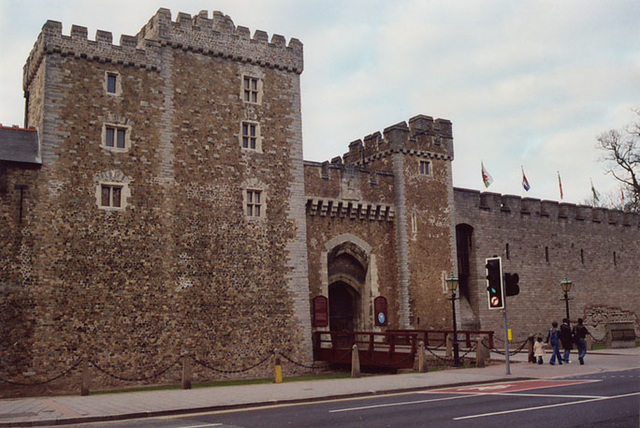 Cardiff Castle, View from the Street, 2004