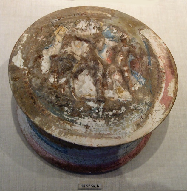 Terracotta Lidded Vase from Centuripe in the Metropolitan Museum of Art, July 2007