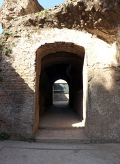 The Entrance to the Cryptoporticus of Nero on the Palatine Hill, July 2012