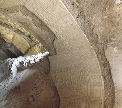Stuccoed Vault inside the Cryptoporticus of Nero on the Palatine Hill, July 2012