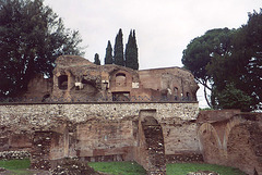 View of the Palatine Hill from the Forum in Rome, Dec. 2003