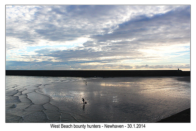 West Beach bounty hunters - Newhaven - 30.1.2014