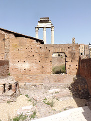 The Heating System of the Imperial Period and the Remains of the Republican House of the Vestal Virgins in the Forum Romanum, June 2012