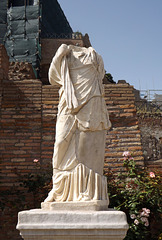 Statue of a Chief Vestal from the House of the Vestal Virgins in the Forum Romanum, June 2012