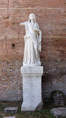 Statue of a Chief Vestal from the House of the Vestal Virgins in the Forum Romanum, June 2012