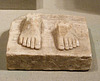 Base and Feet of a Standing Figure in the Metropolitan Museum of Art, August 2008