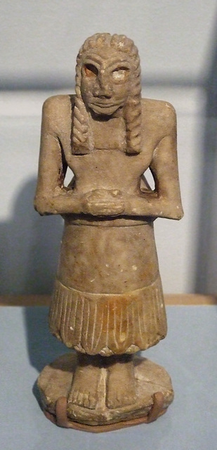 Sumerian Male Statue in the University of Pennsylvania Museum, November 2009