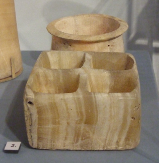 Sumerian Alabaster Cosmetic Box in the University of Pennsylvania Museum, November 2009