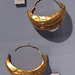 Sumerian Gold Earrings in the University of Pennsylvania Museum, November 2009