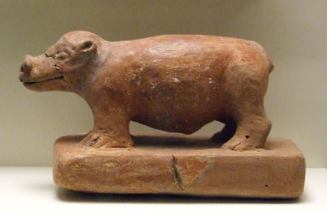 Hippo Figurine in the University of Pennsylvania Museum, November 2009