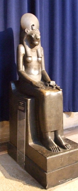 Statue of the Goddess Sekhmet in the University of Pennsylvania Museum, November 2009