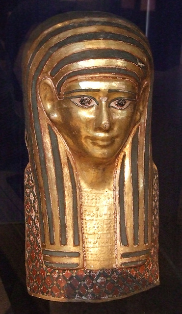 Egyptian Funerary Mask in the University of Pennsylvania Museum, November 2009