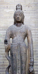Detail of a Statue of Guanyin in the University of Pennsylvania Museum, November 2009