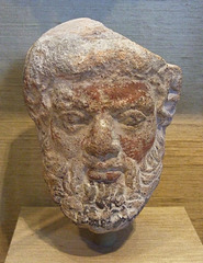 Etruscan Terracotta Antefix in the University of Pennsylvania Museum, November 2009
