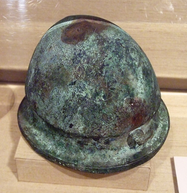 Etruscan Negau Helmet in the University of Pennsylvania Museum, November 2009