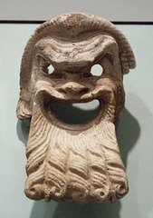 Comic Theatrical Mask from Minturnae in the University of Pennsylvania Museum, November 2009