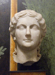 Marble Portrait of Agrippina the Elder in the University of Pennsylvania Museum, November 2009