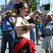 Belly Dancer at the Coney Island Mermaid Parade, June 2007