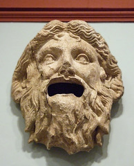 Marble Mask of a Water Deity in the University of Pennsylvania Museum, November 2009