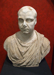 Marble Funeral Portrait of a Middle-Aged Man in the University of Pennsylvania Museum, November 2009
