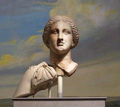 Cult Statue Head, Probably of Diana from Nemi in the University of Pennsylvania Museum, November 2009