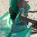 Mermaid on the Boardwalk at the Coney Island Mermaid Parade, June 2007